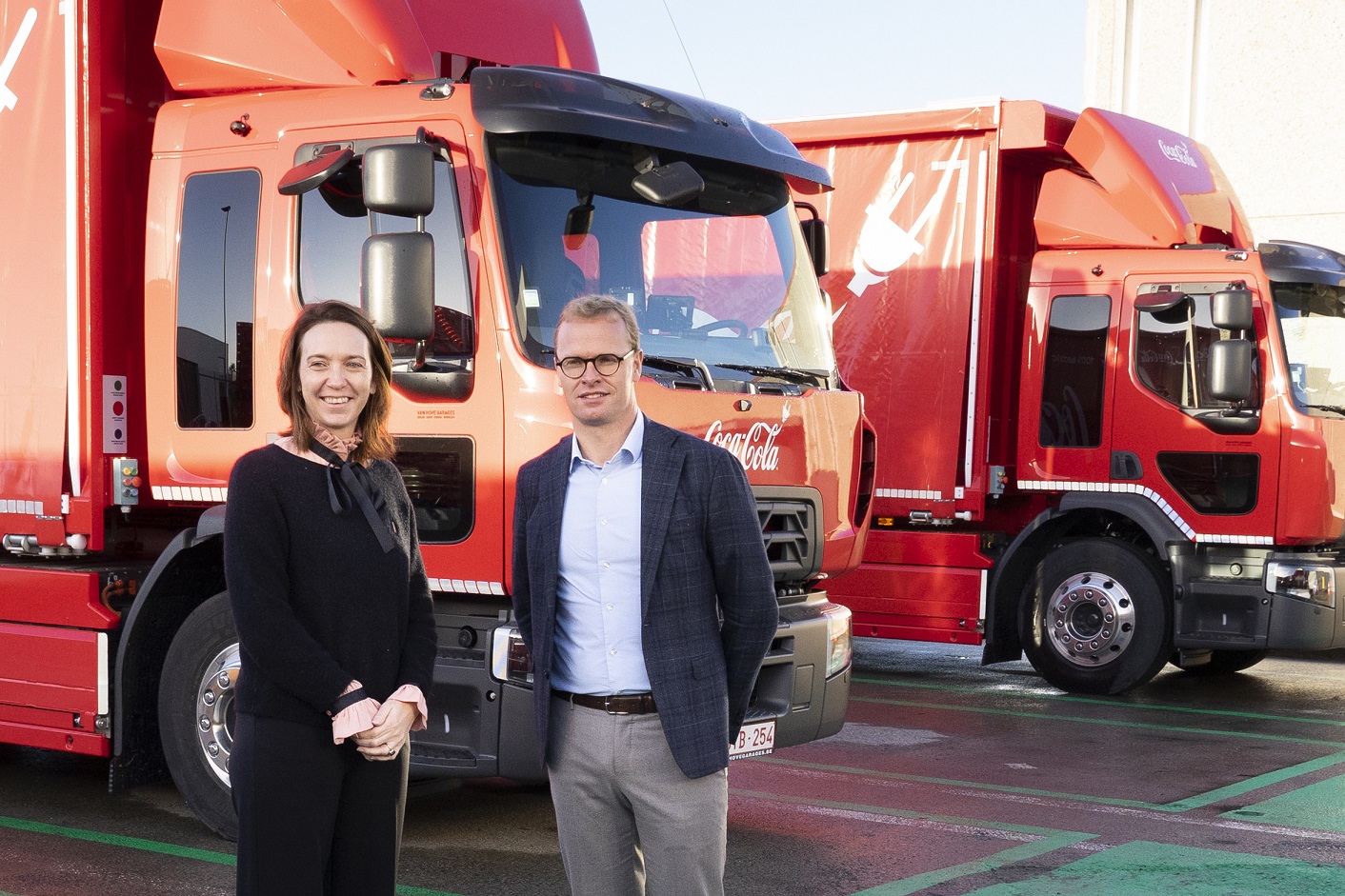 Siegfried Van Brabandt Coca Cola E-Tech trucks