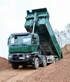 Renault Trucks C 440 Optitrack réalisant des opérations de terrassement en Belgique