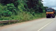 Renault Trucks K on a road in Cameroon