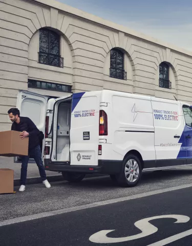 Renault Trucks E-Tech Trafic loaded